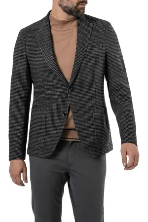 Strellson Herren Sakko gemustert Slim Fit
