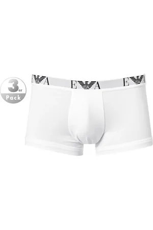 Emporio Armani Herren Trunks Baumwolle & Mix unifarben
