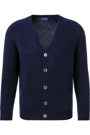 Cipriani Herren Cardigan unifarben