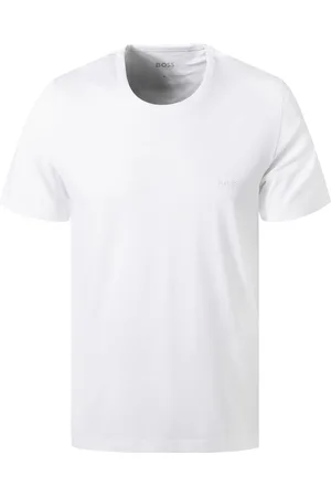 HUGO BOSS Herren T-Shirts Reine Baumwolle unifarben