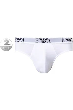 Emporio Armani Herren Slips Baumwolle & Mix unifarben