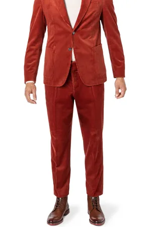 HUGO BOSS Herren Bundfaltenhose Slim Fit