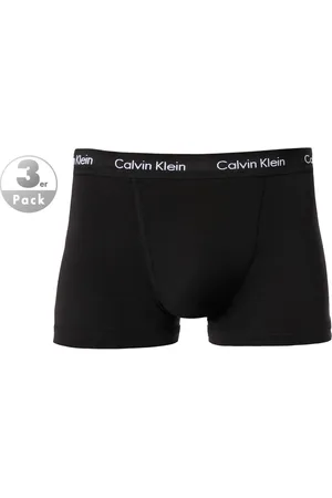 Calvin Klein Herren Trunks Baumwolle & Mix unifarben