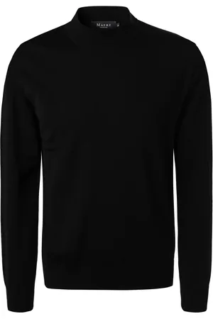 Maerz Herren Stehkragenpullover unifarben