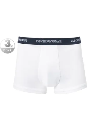 Emporio Armani Herren Trunks Baumwolle & Mix unifarben