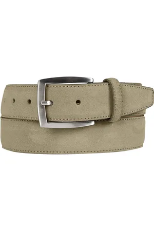 Lindenmann Herren Gürtel Veloursleder