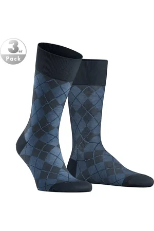 Burlington Herren Socken Baumwolle & Mix Gemustert