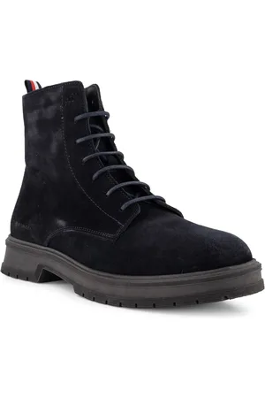 Tommy Hilfiger Herren Schnürboots Velours