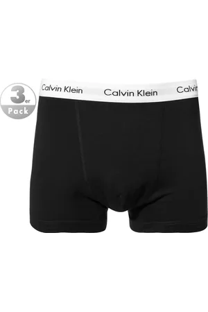 Calvin Klein Herren Trunks Baumwolle & Mix unifarben