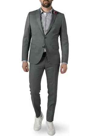 Cg Herren Anzug meliert Slim Fit