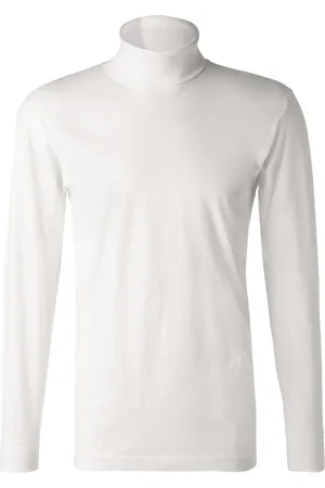 Ragman Herren Rollkragenshirt unifarben