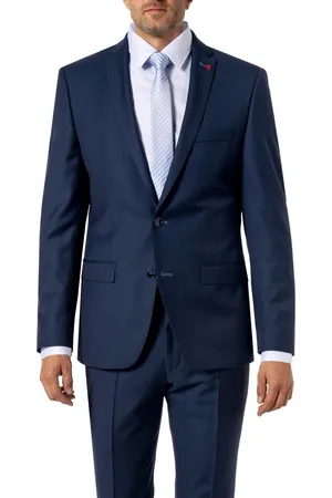 Roy Robson Herren Sakko meliert Slim Fit