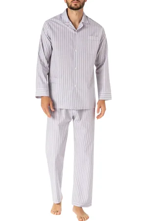 Novila Herren Pyjama Baumwolle & Mix Gestreift