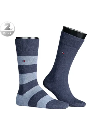 Tommy Hilfiger Herren Socken Baumwolle & Mix Gestreift