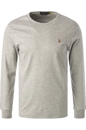 Ralph Lauren Herren Longsleeve meliert Slim Fit