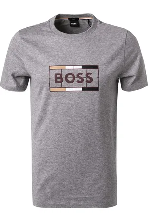 HUGO BOSS Herren T-Shirt meliert Slim Fit