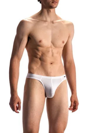 OLAF BENZ Herren Slip Baumwolle & Mix unifarben