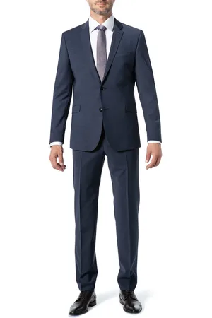 Strellson Herren Anzug meliert Slim Fit