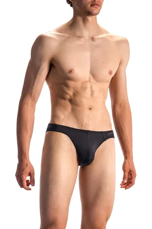 OLAF BENZ Herren Slip Baumwolle & Mix unifarben