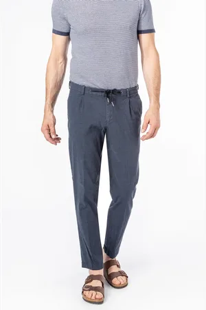 Bugatti Herren Bundfaltenhose meliert
