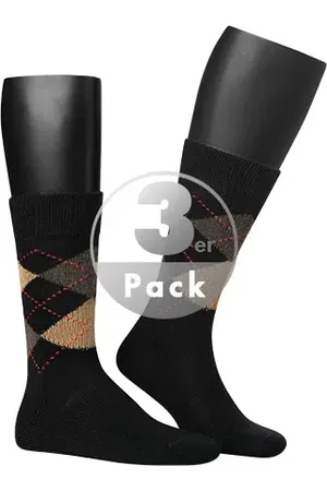 Burlington Herren Socken Mikrofaser/Funktion Gemustert