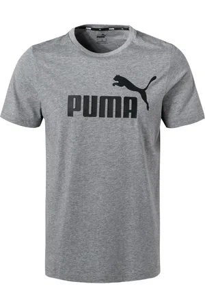PUMA Herren T-Shirt Baumwolle & Mix unifarben