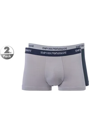 Emporio Armani Herren Trunks Baumwolle & Mix unifarben