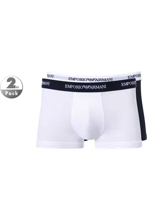 Emporio Armani Herren Trunks Baumwolle & Mix unifarben