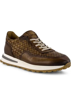 Rosso e Nero Herren Sneaker Leder geprägt