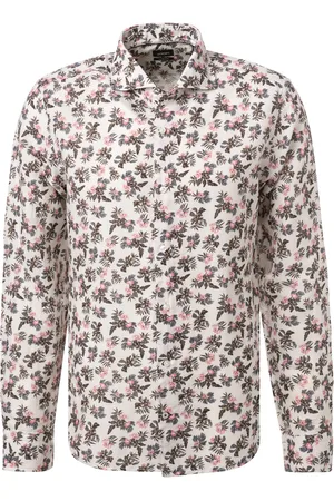 JOOP! Herren Hemd geblümt Slim Fit