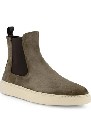 Rosso e Nero Herren Chelsea Boots Velours