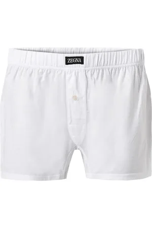 Ermenegildo Zegna Herren Boxershorts Reine Baumwolle unifarben
