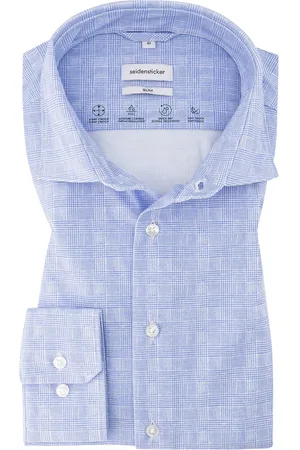 Seidensticker Herren Hemd kariert Slim Fit