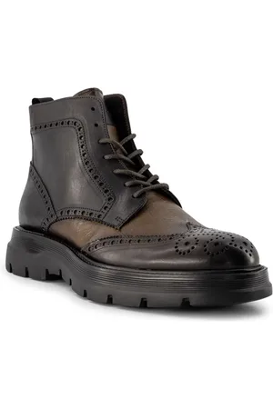 Rosso e Nero Herren Boots Glattleder
