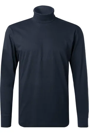 Ragman Herren Rollkragenshirt unifarben