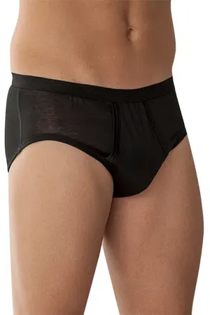 Zimmerli Herren Slip Merc. Baumwolle unifarben