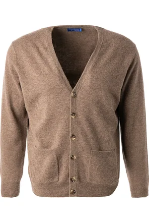 Cipriani Herren Cardigan unifarben