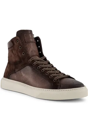 Rosso e Nero Herren Sneaker Leder geprägt
