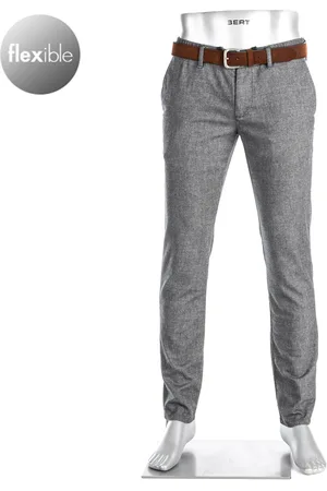 Alberto Herren Hose meliert
