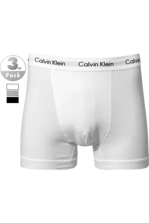 Calvin Klein Herren Trunks Baumwolle & Mix unifarben