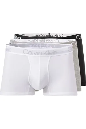 Calvin Klein Herren Trunks Baumwolle & Mix unifarben