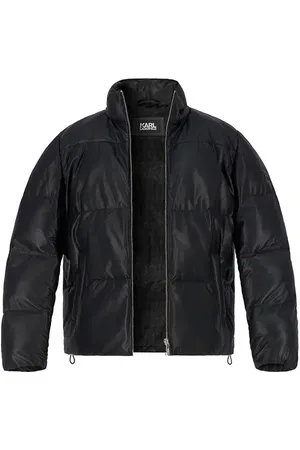 Karl Lagerfeld Herren Lederjacke unifarben