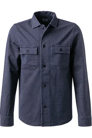 Olymp Herren Overshirt meliert