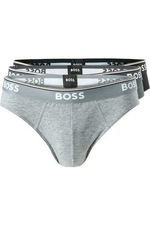 HUGO BOSS Herren Slips Baumwolle & Mix unifarben