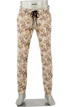Alberto Herren Chino gemustert Slim Fit