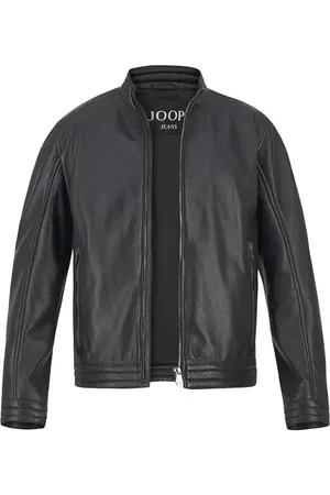 JOOP! Herren Lederjacke unifarben