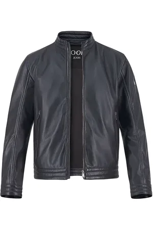 JOOP! Herren Lederjacke unifarben