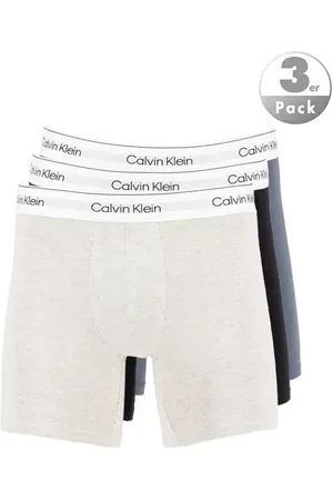 Calvin Klein Herren Trunks Baumwolle & Mix unifarben