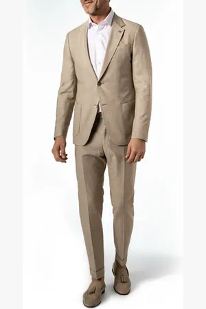 Strellson Herren Anzug meliert Slim Fit