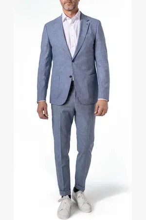 Strellson Herren Anzug meliert Slim Fit